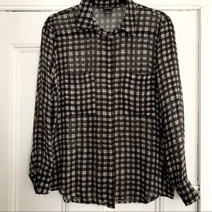 *2 for $45* Club Monaco Sheer Printed Top